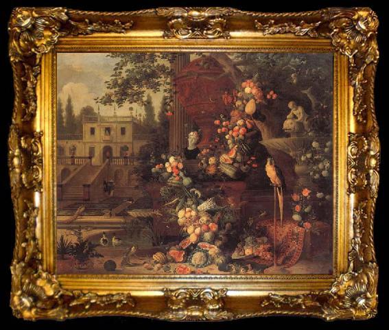 framed  Pieter Gysels Garden, ta009-2